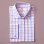 COTSWOLD CHECK PINK CLASSIC SHIRT - THIN RED LINE
