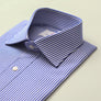 BENGAL STRIPE ROYAL BLUE SLIM SHIRT - Thin Red Line
