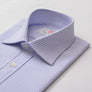 PENCIL STRIPE WHITE & SKY CLASSIC SHIRT - THIN RED LINE