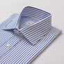 CITY STRIPE NAVY SLIM SHIRT - THIN RED LINE