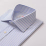 BRITTANY STRIPE WHITE & BLUE CLASSIC SHIRT - THIN RED LINE
