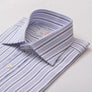 DOUBLE STRIPE SKY & NAVY CLASSIC SHIRT - THIN RED LINE