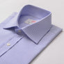 PENCIL CHECK WHITE & SKY CLASSIC SHIRT - THIN RED LINE