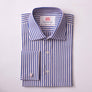 BINGHAMSTRIPEBLUE_REDCLASSICFITSHIRT-ICF-BSBR-RD -Thin Red Line