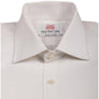 HERRINGBONE WHITE CLASSIC SHIRT - THIN RED LINE