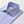 SMALL BENGAL STRIPE AZURE SLIM SHIRT - THIN RED LINE