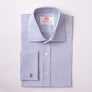 CITY CHECK ROYAL BLUE CLASSIC SHIRT - THIN RED LINE 
