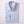 BRITTANY STRIPE WHITE & BLUE SLIM SHIRT - THIN RED LINE